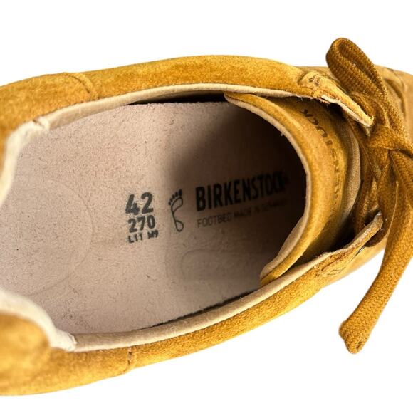 ***SOLD*** Birkenstock Bend Low Suede Footbed Lace-Up Sneaker Shoes Size 9 - Picture 6 of 6